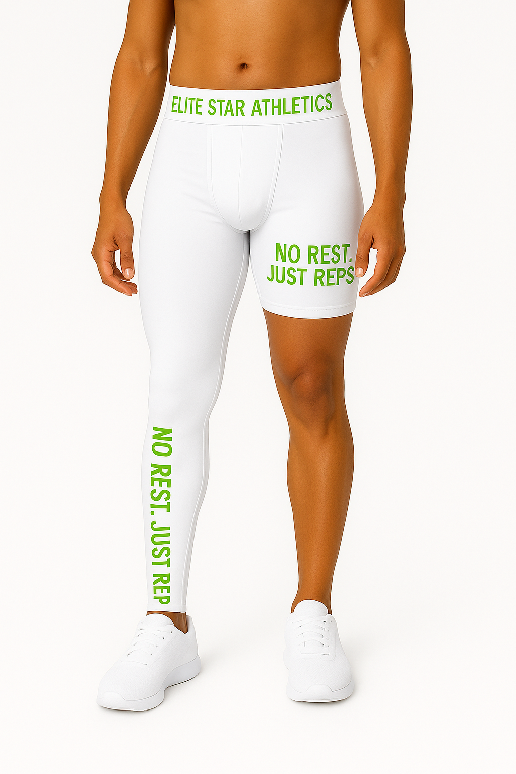 ESA Compression Pants - White/Green (Men)