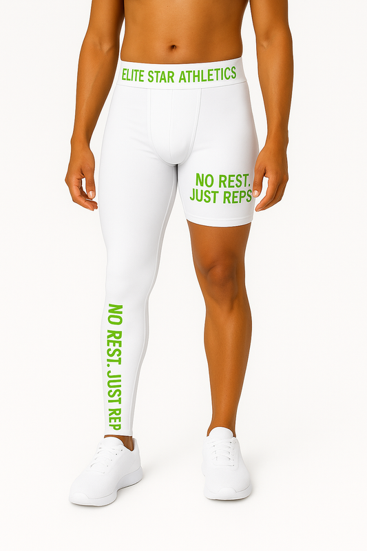 ESA Compression Pants - White/Green (Men)