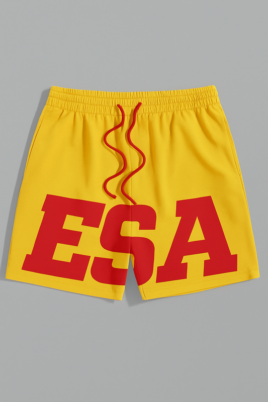 Yellow/Red ESA Shorts