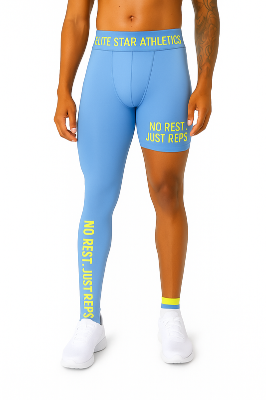 ESA Compression Pants - Blue/Light Blue (Men)
