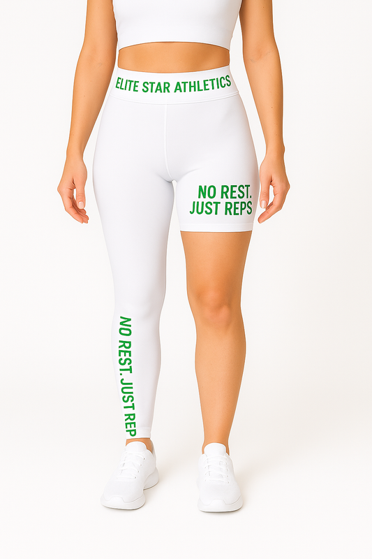 ESA Compression Pants - White/Green (Women)
