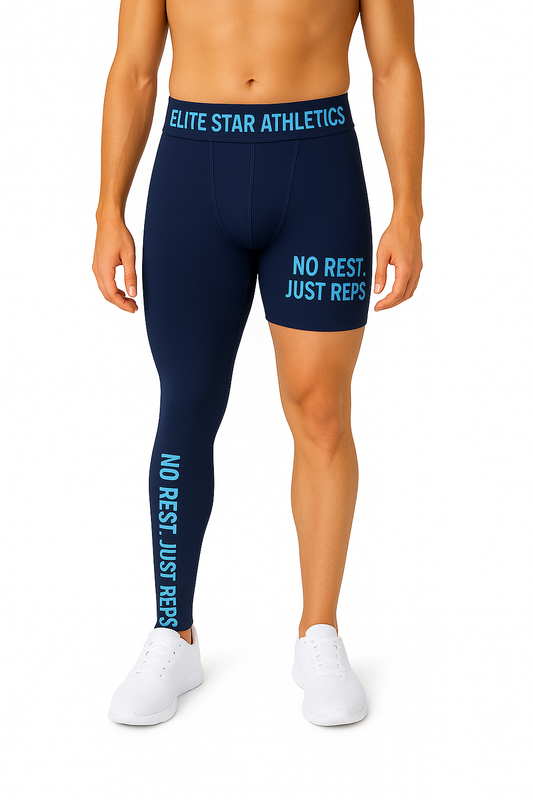 ESA Compression Pants - Navy/Light Blue (Men)