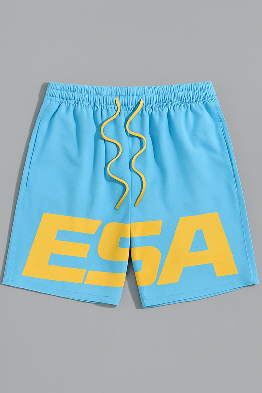 Blue/Yellow ESA Shorts